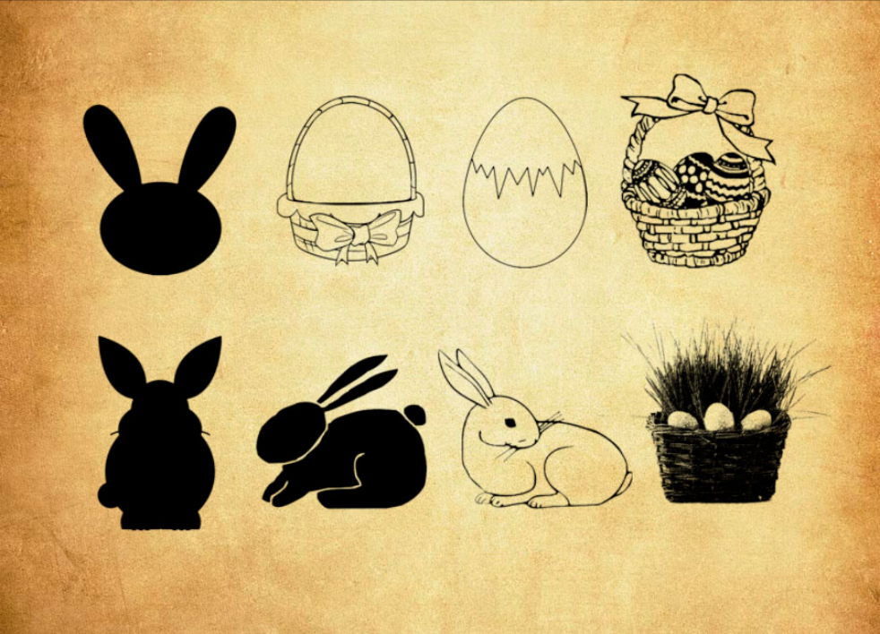 卡通手绘云彩笔刷 - 多功能卡通手绘云彩笔刷素材，适用于各类设计项目-25虚拟网