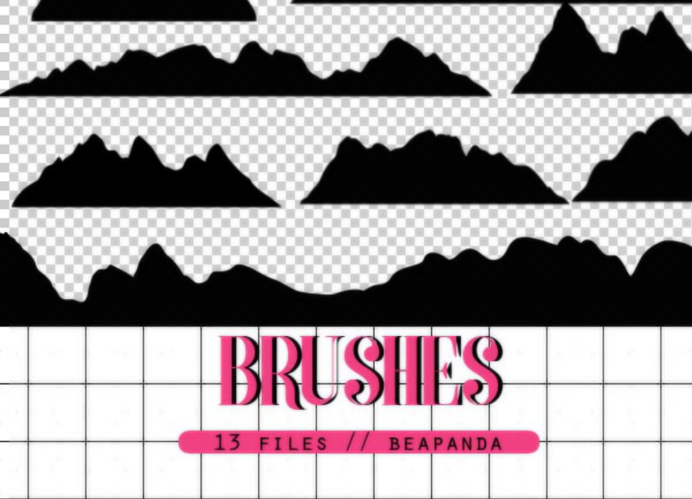 热带卡通元素设计PS笔刷资源 - 精选热带卡通元素设计元素，适用于卡通漫画类设计-25虚拟网