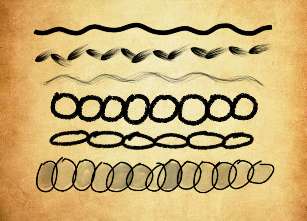 手绘分割线装饰PS笔刷下载 - 高品质手绘分割线装饰装饰素材,打造精致设计效果-25虚拟网