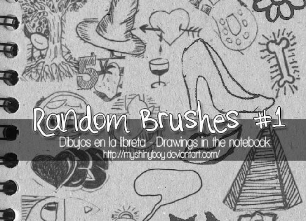 手绘心形高清晰和帽子PS笔刷资源 - 精选手绘心形高清晰和帽子元素,适用于手绘类设计-25虚拟网