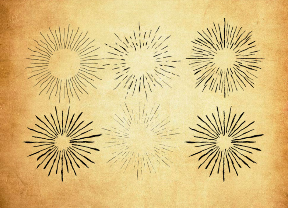 专业手绘爆炸特效PS笔刷 - 包含高品质手绘爆炸特效样式，兼容Photoshop全版本-25虚拟网