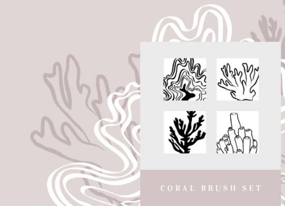 唯美的蝴蝶花纹形状PS笔刷资源 - 精选唯美的蝴蝶花纹形状元素，适用于花纹类设计-25虚拟网