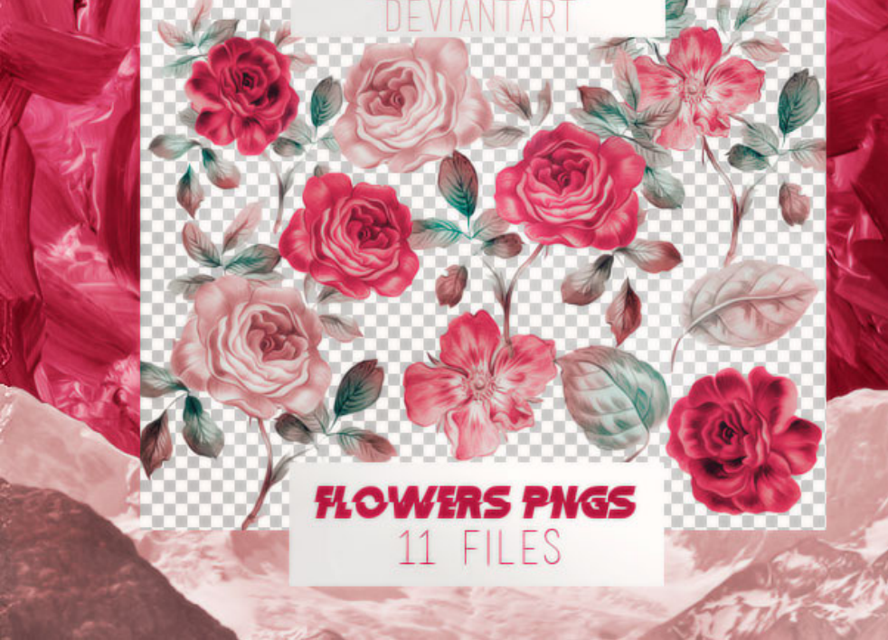 植物绿叶装饰PS笔刷下载 - 高品质植物绿叶装饰装饰素材，打造精致设计效果-25虚拟网