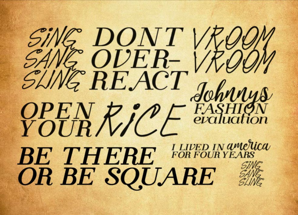 手绘英文单词设计PS笔刷资源 - 精选手绘英文单词设计元素，适用于手绘类设计-25虚拟网