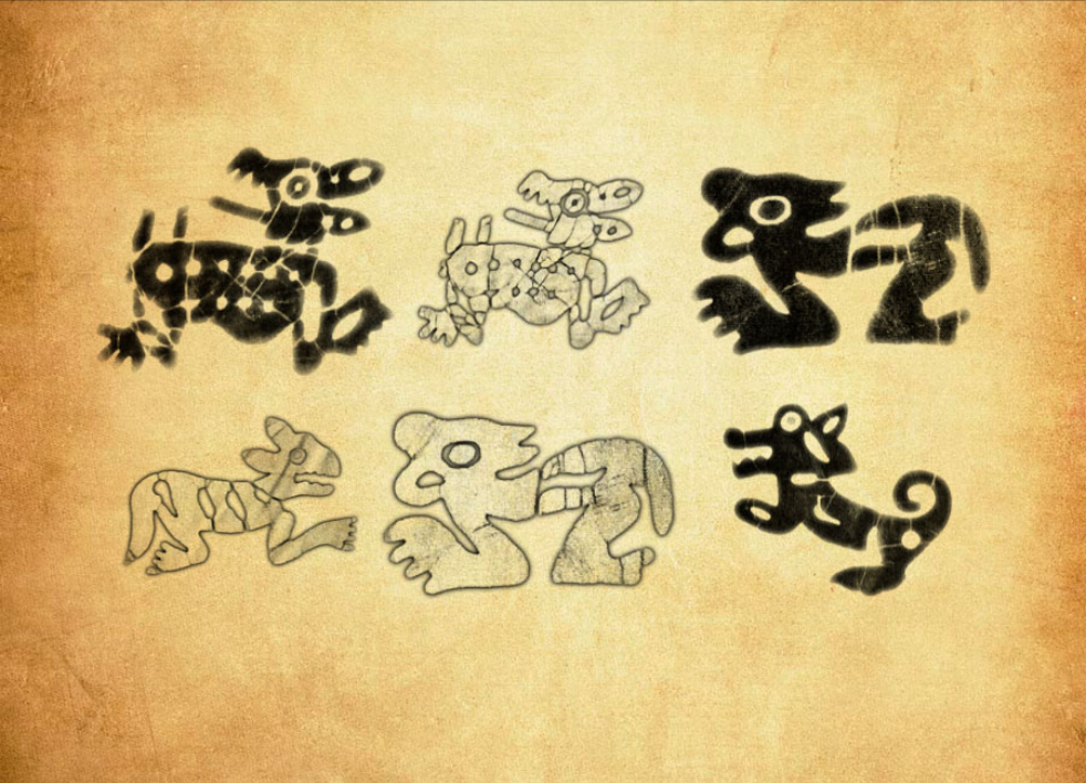 精选抽象的动物图标PS笔刷下载 - 提升抽象的动物图标设计效率，新手也能轻松上手-25虚拟网