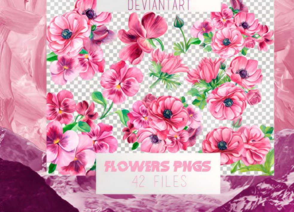 时尚唯美花朵花卉PS笔刷 - 高效时尚唯美花朵花卉设计工具，节省80%手动绘制时间-25虚拟网