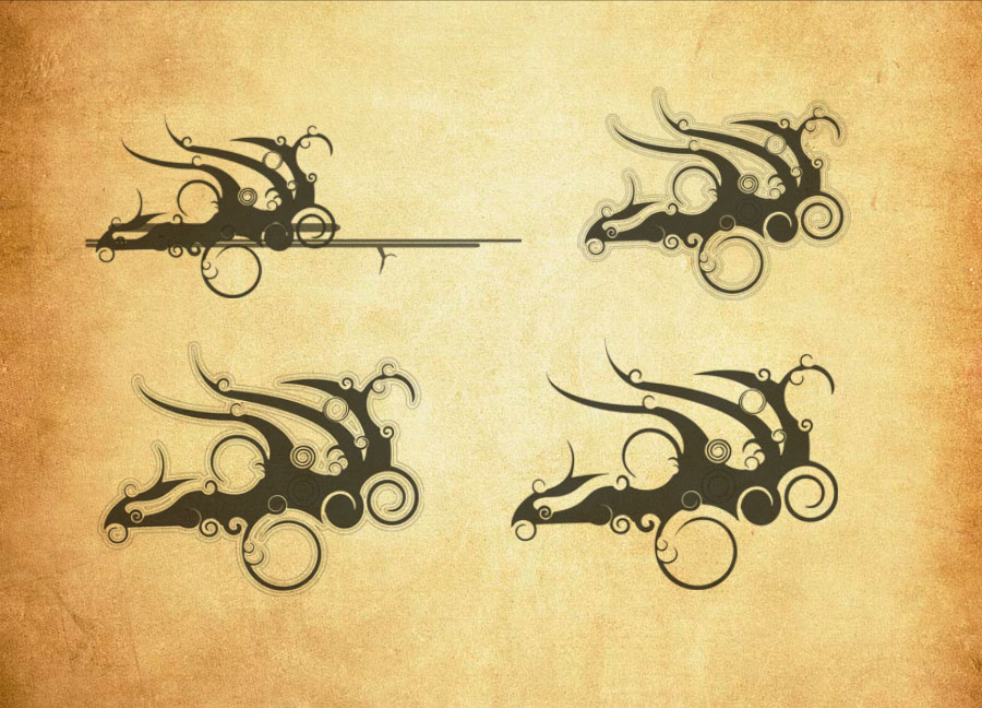 时尚的圆形装饰PS笔刷下载 - 高品质时尚的圆形装饰装饰素材，打造精致设计效果-25虚拟网