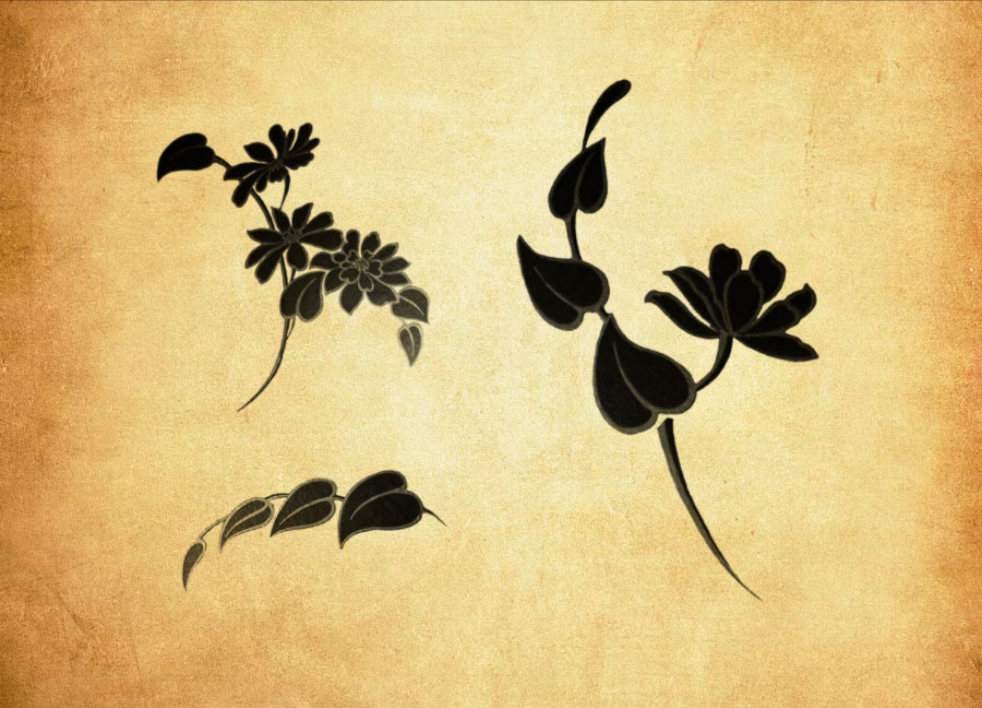 优质时尚的植物藤蔓PS笔刷下载 - 提升时尚的植物藤蔓设计效率，新手也能轻松上手-25虚拟网