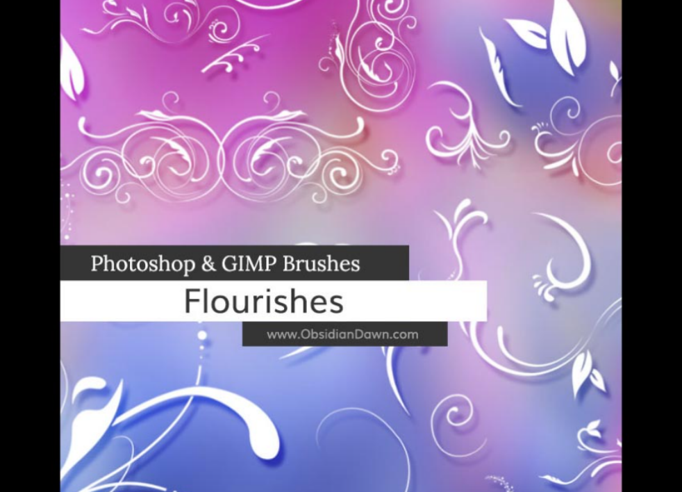 时尚花纹藤蔓装饰PS笔刷V2 - 高效时尚花纹藤蔓装饰V2设计工具，节省80%手动绘制时间-25虚拟网