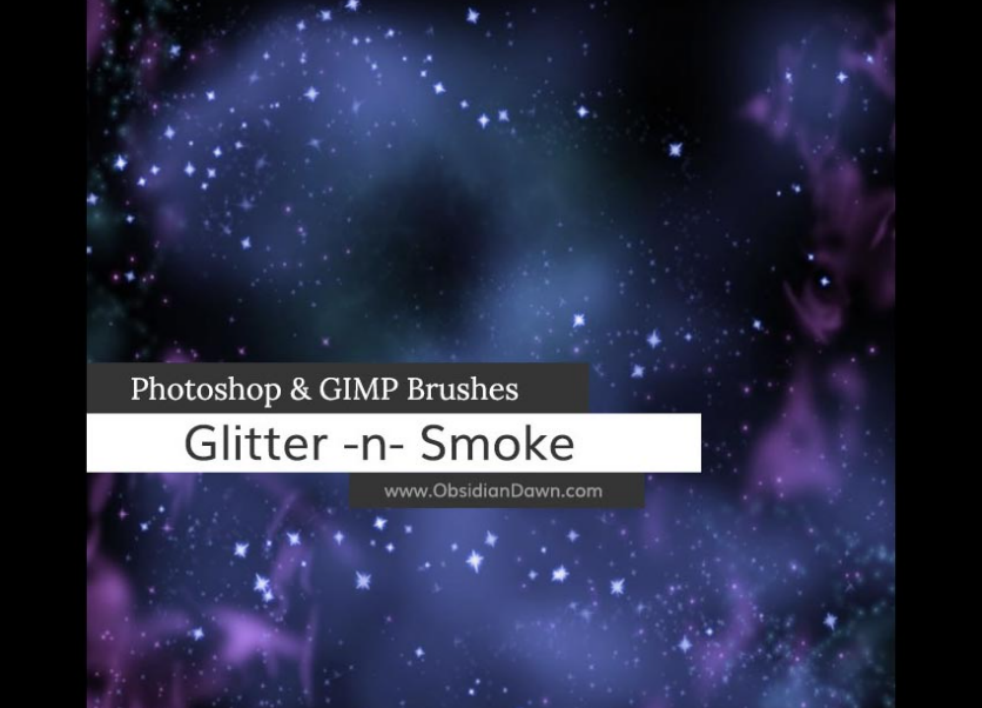 星星和烟雾背景PS笔刷资源 - 精选星星和烟雾背景元素，适配自然效果类设计-25虚拟网