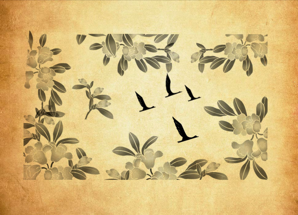 专业春季花朵和小鸟PS笔刷 - 包含高品质春季花朵和小鸟样式,兼容Photoshop全版本-25虚拟网