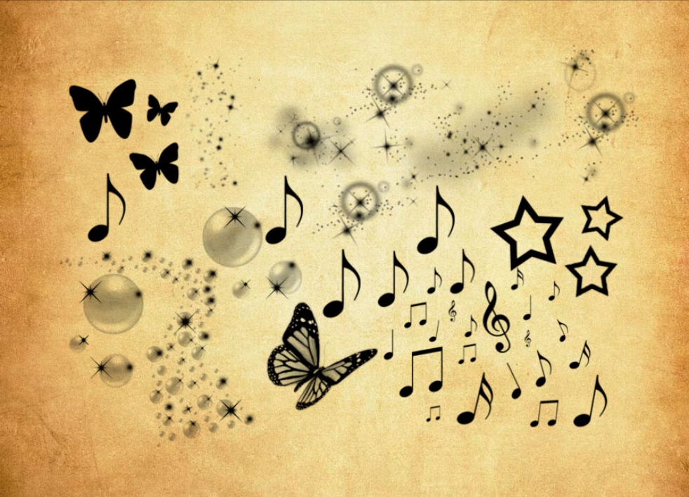 梦幻星光五角星和气泡PS笔刷 - 多功能梦幻星光五角星和气泡素材，适用于各类设计项目-25虚拟网