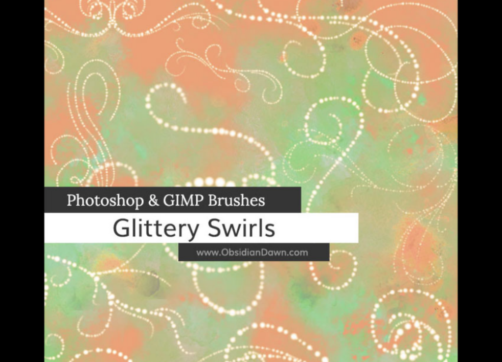 梦幻星光组成的花纹PS笔刷下载 - 艺术梦幻星光组成的花纹素材，激发设计创意灵感-25虚拟网