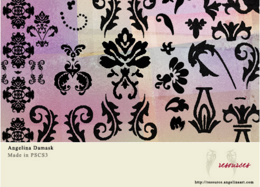 山峰剪影背景PS笔刷资源 - 精选山峰剪影背景元素，适配建筑风景类设计-25虚拟网