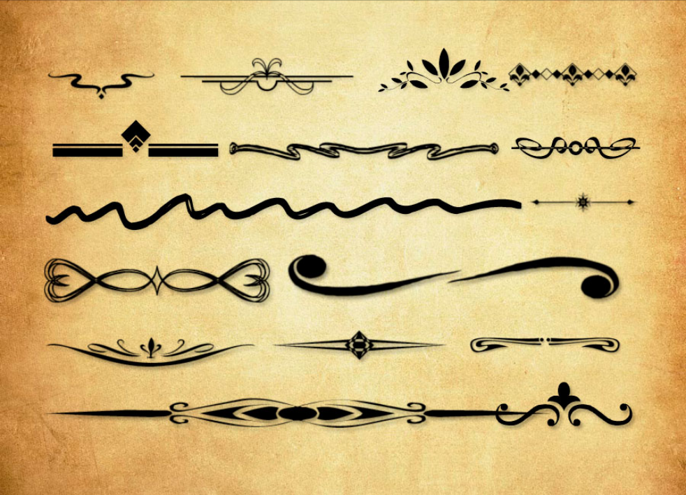 优质欧式花纹花边装饰PS笔刷下载 - 提升欧式花纹花边装饰设计效率,新手也能轻松上手-25虚拟网