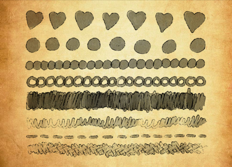 精选手绘涂鸦树木和小鸟PS笔刷下载 – 提升手绘涂鸦树木和小鸟设计效率，新手也能轻松上手-25虚拟网