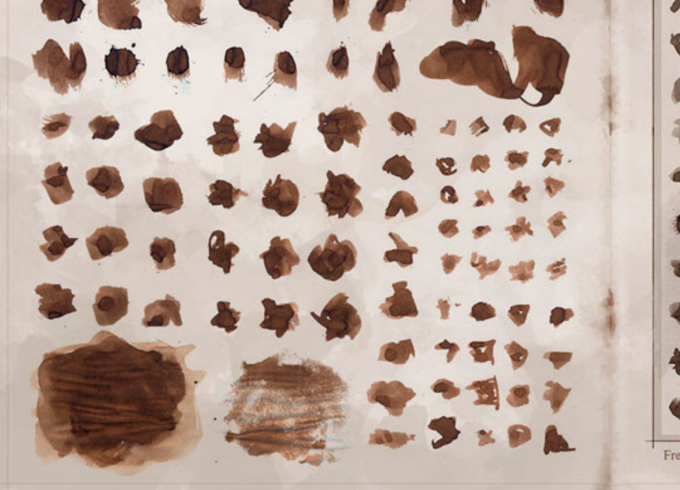 水彩颜料和涂抹效果PS笔刷 - 多功能水彩颜料和涂抹效果素材,适用于各类设计项目-25虚拟网