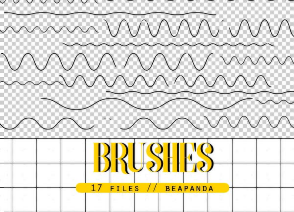 精选海底卡通生物和植物PS笔刷 - 高品质海底卡通生物和植物资源，提升设计专业度-25虚拟网