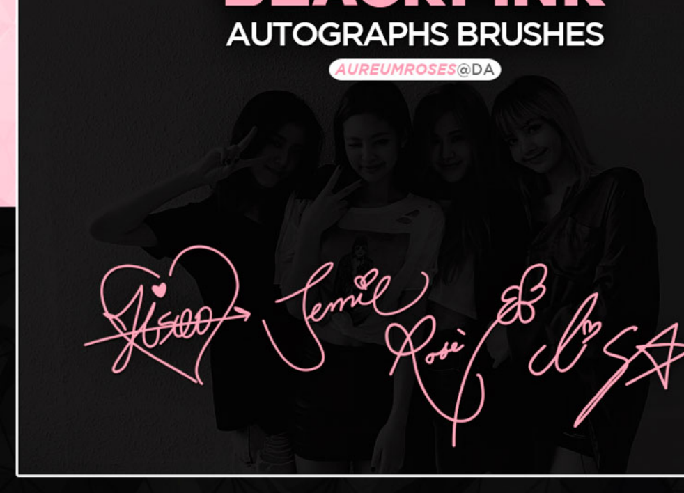 漂亮的手写签名PS笔刷 - 专业漂亮的手写签名设计素材，适配Photoshop各类创作场景-25虚拟网