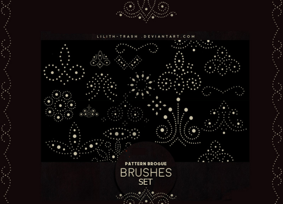 手绘叶子和藤叶PS笔刷 - 专业手绘叶子和藤叶设计素材，适合Photoshop各类创作场景-25虚拟网