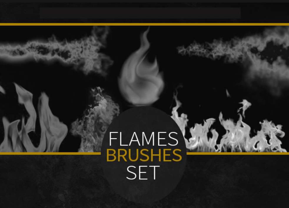 优质燃烧火苗火焰PS笔刷下载 - 提高燃烧火苗火焰设计效率，新手也能轻松上手-25虚拟网