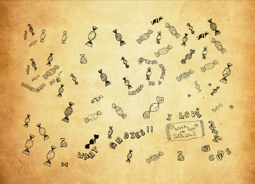 专业甜蜜的糖果装饰PS笔刷 - 丰富甜蜜的糖果装饰装饰样式,适用于海报、包装、UI设计-25虚拟网