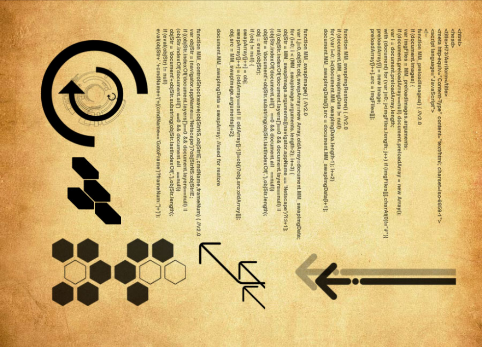 科技信息图案和装饰图形PS笔刷下载 – 高品质科技信息图案和装饰图形装饰素材，打造精致设计效果-25虚拟网