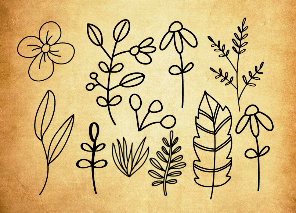 创意的骷髅头PS笔刷资源 - 精选创意的骷髅头元素，适配艺术风格类设计-25虚拟网