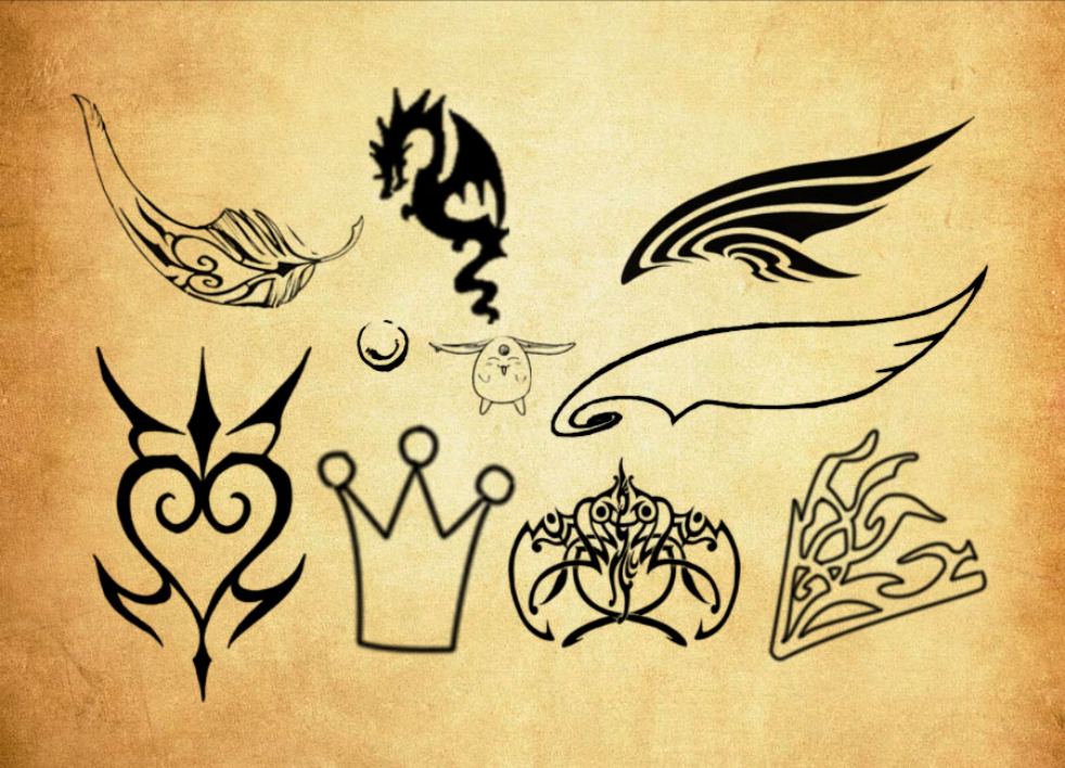 精选纹身和刺青花纹图案PS笔刷下载 - 提升纹身和刺青花纹图案设计效率，新手也能轻松上手-25虚拟网