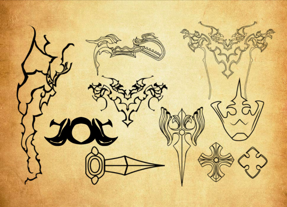 精选部落复古图案和图腾PS笔刷下载 - 提升部落复古图案和图腾设计效率，新手也能轻松上手-25虚拟网