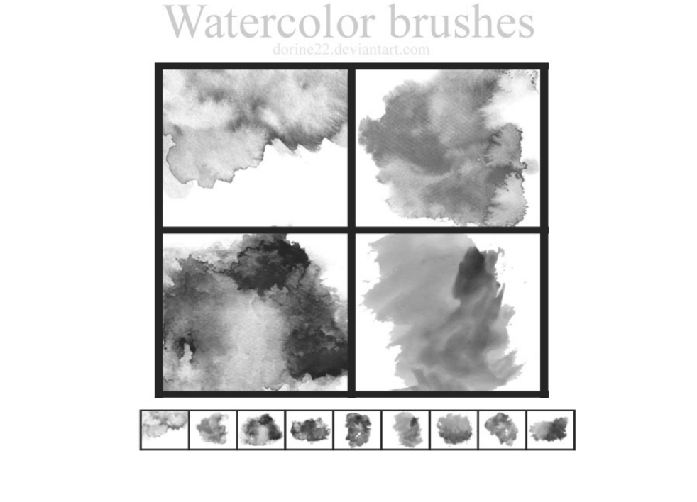 颓废的钢笔笔触PS笔刷 - 专业颓废的钢笔笔触设计素材，适配Photoshop各类创作场景-25虚拟网