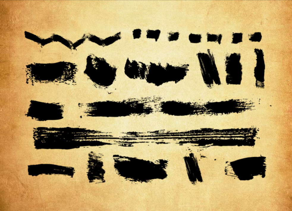 颓废的油漆和毛刷涂抹PS笔刷 - 专业颓废的油漆和毛刷涂抹设计素材,适合Photoshop各类创作场景-25虚拟网