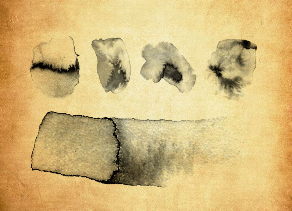 高清晰水彩涂抹PS笔刷 - 多功能高清晰水彩涂抹素材，适用于各类设计项目-25虚拟网