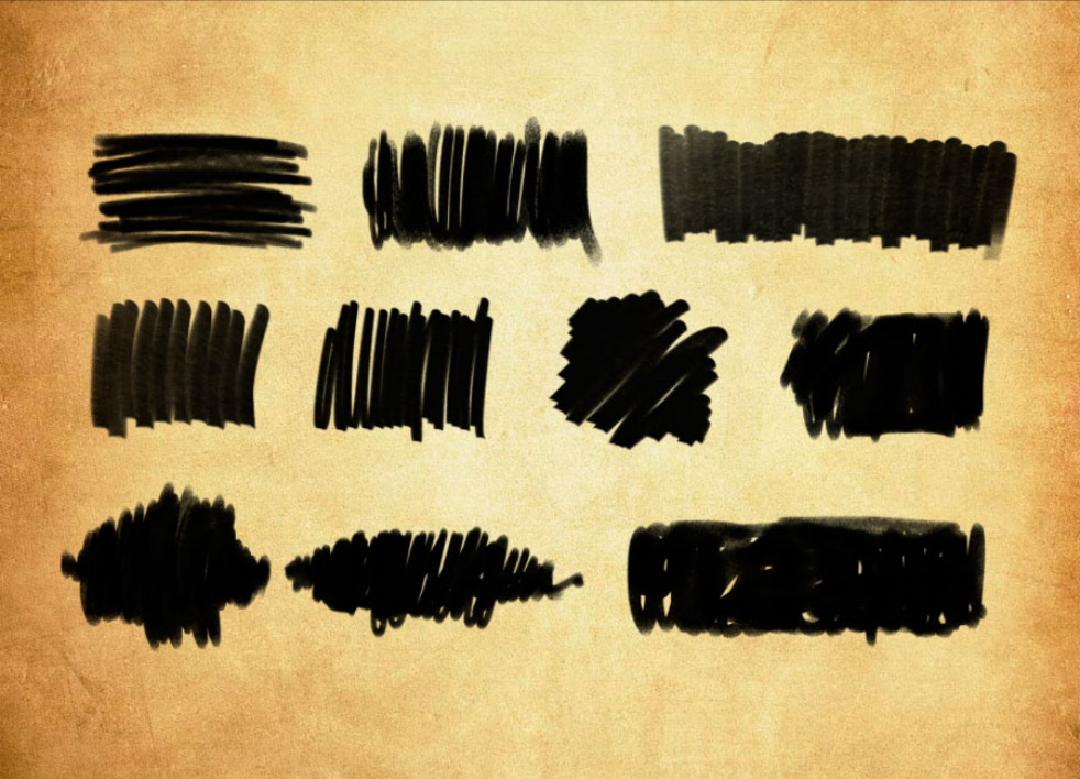 高清晰铅笔涂抹绘画PS笔刷 - 高效高清晰铅笔涂抹绘画设计工具,节省80%手动绘制时间-25虚拟网