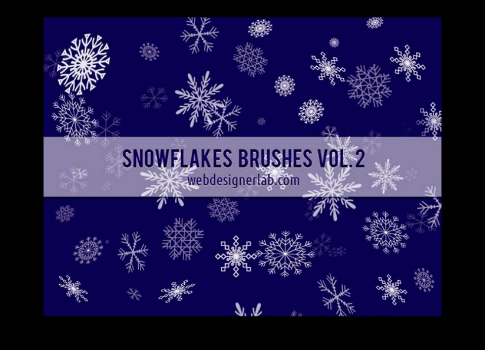 螺旋状曲线组成的花朵PS笔刷资源 - 精选螺旋状曲线组成的花朵元素，适配植物花卉类设计-25虚拟网